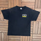 CSI Crime Scene Investigation Las Vegas Graphic Tee | Size Large | Vintage 2000s Promotional Black T-Shirt |