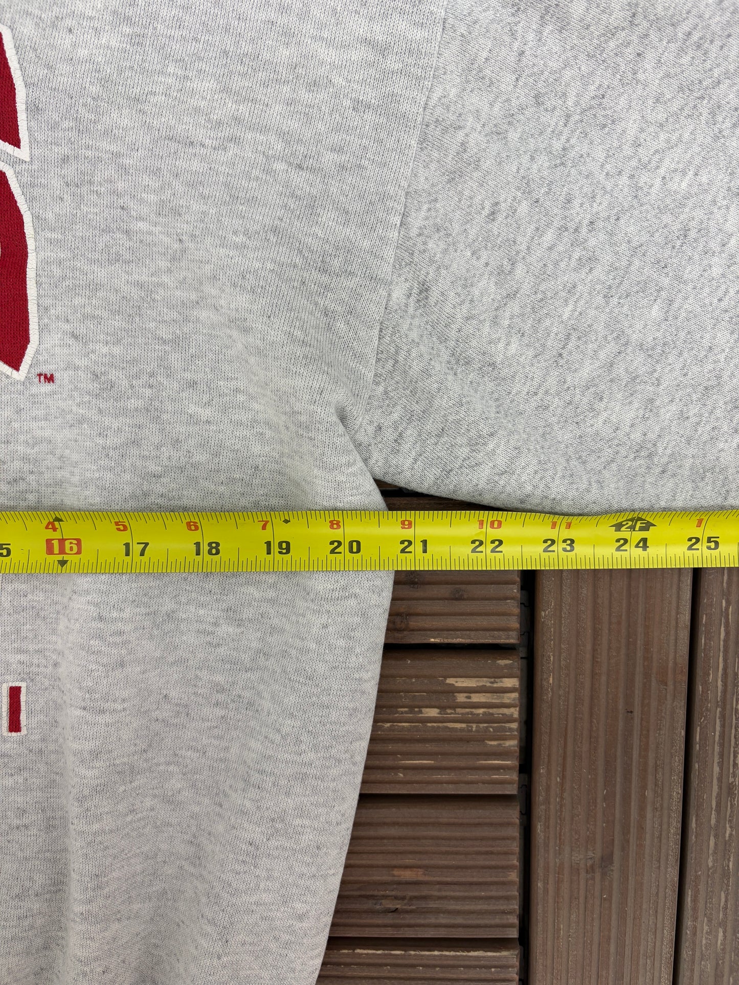 Rutgers Scarlet Knights Athletic Dept. Graphic Crewneck | Size Medium | Vintage 1990s College Grey Sweater |