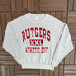 Rutgers Scarlet Knights Athletic Dept. Graphic Crewneck | Size Medium | Vintage 1990s College Grey Sweater |