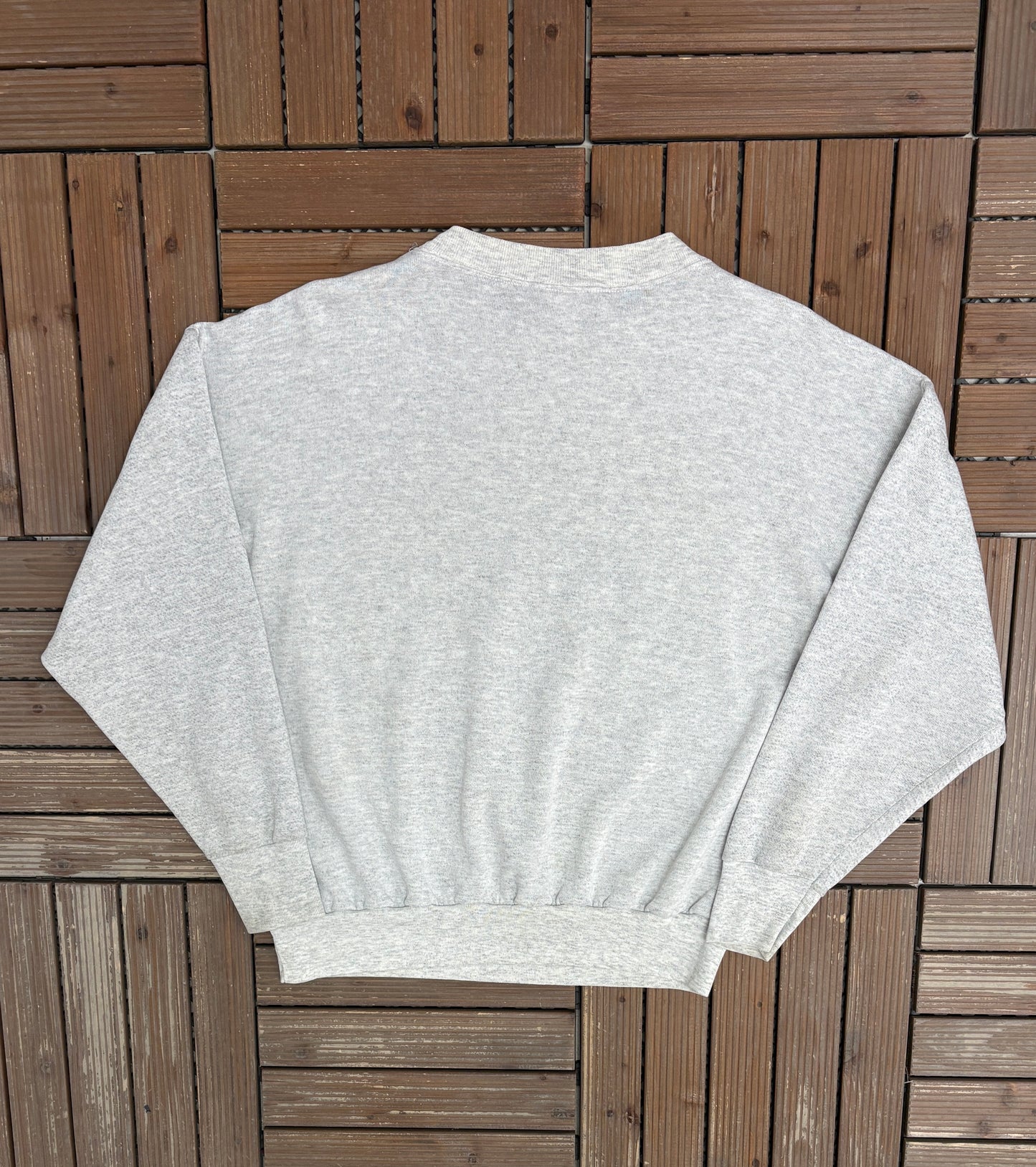 Rutgers Scarlet Knights Athletic Dept. Graphic Crewneck | Size Medium | Vintage 1990s College Grey Sweater |