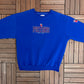 Detroit Pistons Embroidered Graphic Crewneck | Size XX-Large | Vintage 2000s NBA Basketball Blue Sweater |