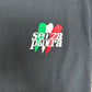Senza Paura Pain Is Gain Graphic Tee | Size Large | Vintage 1990s Single Stitch Promotional Black T-Shirt |