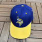 Minnesota Vikings Graphic Hat | Snap Back | Vintage 1990s NFL Football Purple Cap |
