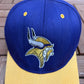 Minnesota Vikings Graphic Hat | Snap Back | Vintage 1990s NFL Football Purple Cap |