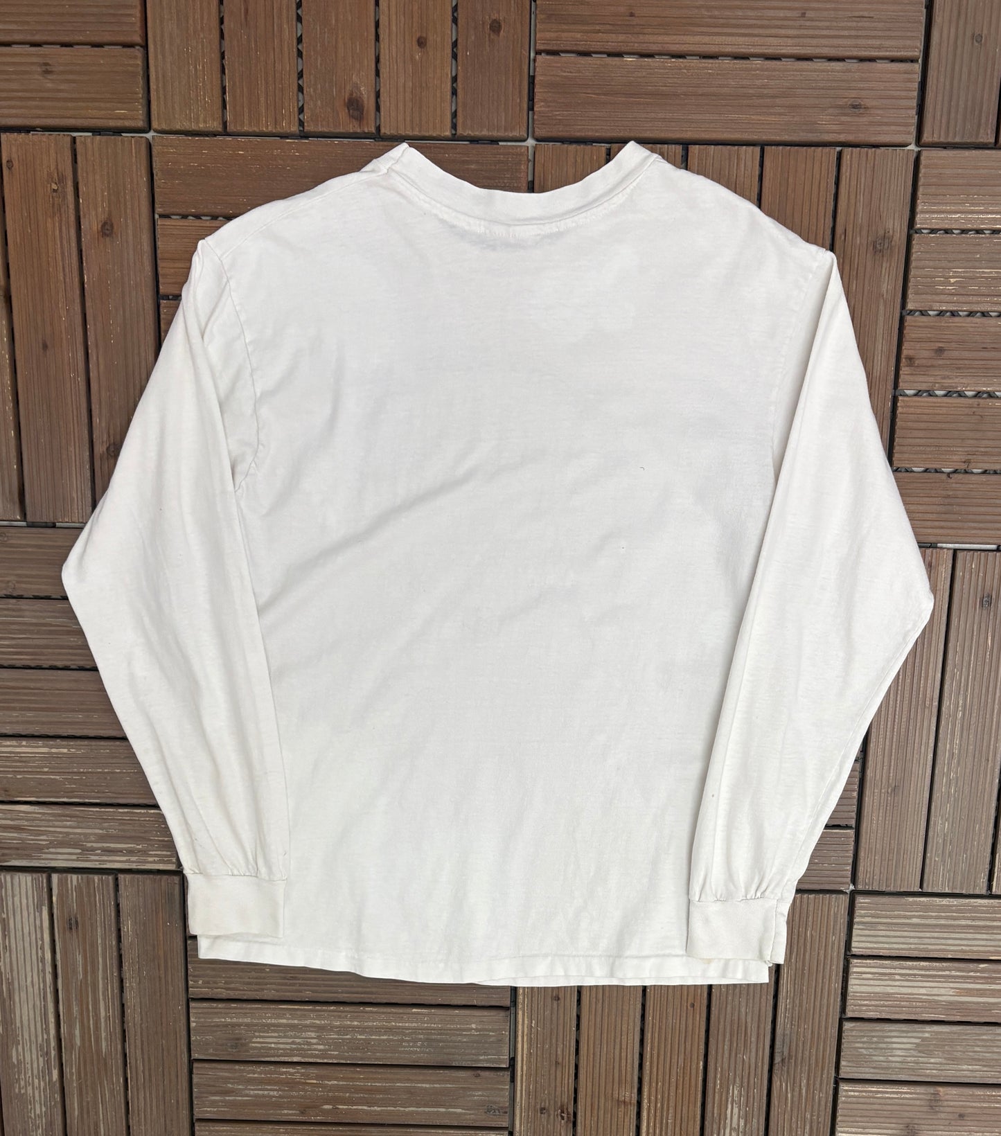 Minnesota Camden State Park Graphic Tee | Size Large | Vintage 1980s Tourist White Long Sleeve |