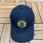 Boston Bruins Embroidered Graphic Hat | Snap Back | Vintage 2000s Sports Specialties NHL Hockey Blue Cap |