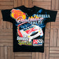 Darrell Waltrip Sunday Special Graphic Tee | Size Large | Vintage 1990s All Over Print NASCAR Racing T-Shirt |