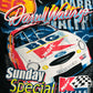 Darrell Waltrip Sunday Special Graphic Tee | Size Large | Vintage 1990s All Over Print NASCAR Racing T-Shirt |