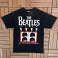 The Beatles A Musical Tribute To The Band Graphic Tee | Size Medium | Vintage 2000s Rock Band Music Black T-Shirt |