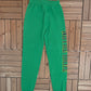 Notre Dame Fighting Irish Graphic Sweat Pants | Size Small | Vintage 1990s College Football Green Sweat Pants |