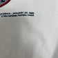 Super Bowl XIX Graphic Crewneck | Size Large | Vintage 1980s NFL Football White Sweater |