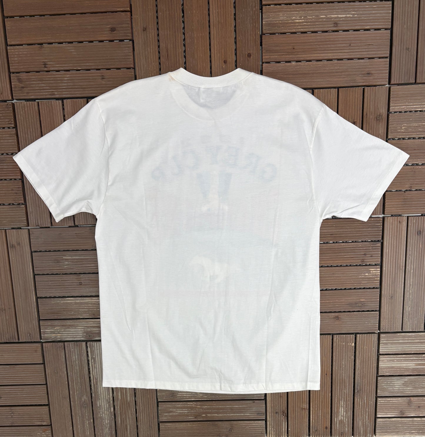 Calgary Stampeders Grey Cup Champions 1992 Graphic Tee | Size Large | Vintage 1990s CFL Football White T-Shirt |