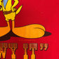 Tweety Bird Twy It! Graphic Tee | Size Medium | Vintage 1990s Cartoon Red T-Shirt |