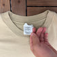 Zebra & Giraffe Big Print Graphic Tee | Size XX-Large | Vintage 1990s Animal Beige T-Shirt |