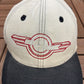 Daytona Beach Bike Week 2000 Graphic Hat | Metal Clasp | Vintage 2000s Motorcycle Beige Cap |