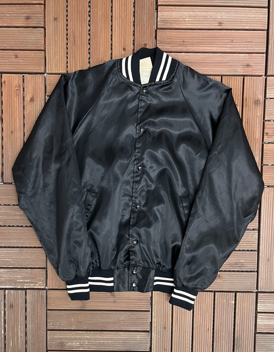 Antietam Swimming & Diving Team Varsity Jacket | Size Small | Vintage 1990s Black Varsity Bomber Coat |