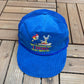 My Friends Say I Hunt Too Much Graphic Hat | Snap Back | Vintage 1990s Funny Blue Trucker Cap |
