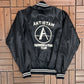 Antietam Swimming & Diving Team Varsity Jacket | Size Small | Vintage 1990s Black Varsity Bomber Coat |