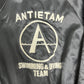 Antietam Swimming & Diving Team Varsity Jacket | Size Small | Vintage 1990s Black Varsity Bomber Coat |