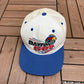 Daytona 500 Embroidered Graphic Hat | Snap Back | Vintage 2000s Motorcycle White Cap |