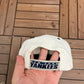 New York Yankees Graphic Hat | Strap Back | Vintage 2000s MLB Baseball White Cap |