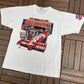 Don "The Snake" Prudhomme Graphic Tee | Size X-Large | Vintage 1990s Drag Racing White T-Shirt |