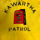 Kawartha Shrine Club Varsity Jacket | Size Large | Vintage 1980s Yellow Varsity Coat |