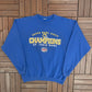 St. Louis Rams Super Bowl XXXIV Champions Graphic Crewneck | Size X-Large | Vintage 2000s NFL Football Blue Sweater |