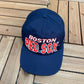 Boston Red Sox Embroidered Hat | Snap Back | Vintage 1990s MLB Baseball Blue Baseball Cap |