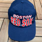 Boston Red Sox Embroidered Hat | Snap Back | Vintage 1990s MLB Baseball Blue Baseball Cap |