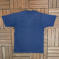 St. Louis Cardinals 100th Anniversary Graphic Tee | Size Large | Vintage 1990s MLB Baseball Blue T-Shirt |