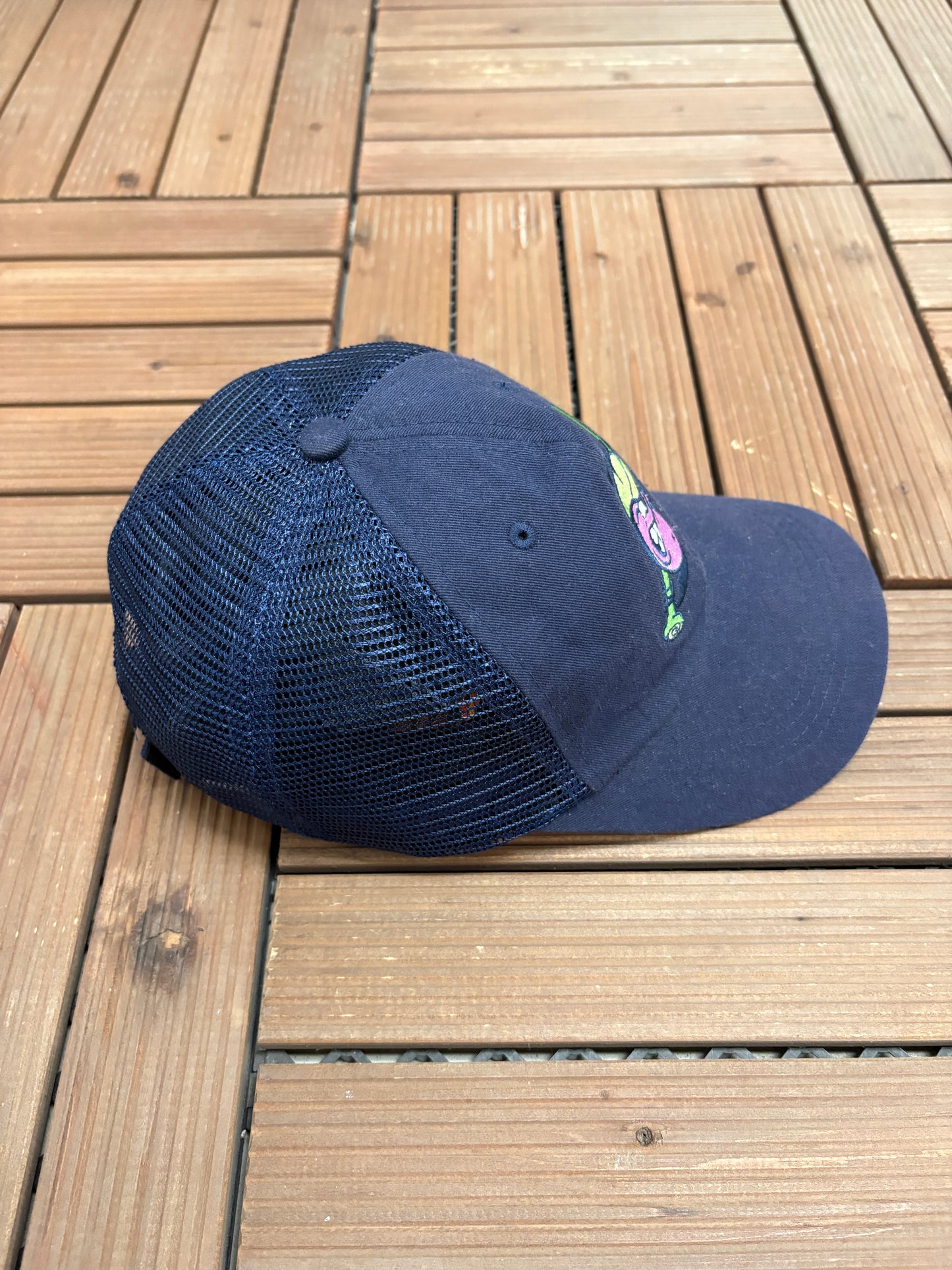 Jamestown Jammers Graphic Hat | Strap Back | Vintage 2000s MiLB Baseball Blue Cap |