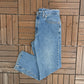 Levi Strauss & Co 505 Regular Fit Blue Denim Jeans | Size 34 x 30 | Vintage 2000s Levi's Blue Jeans |
