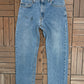 Levi Strauss & Co 505 Regular Fit Blue Denim Jeans | Size 34 x 30 | Vintage 2000s Levi's Blue Jeans |