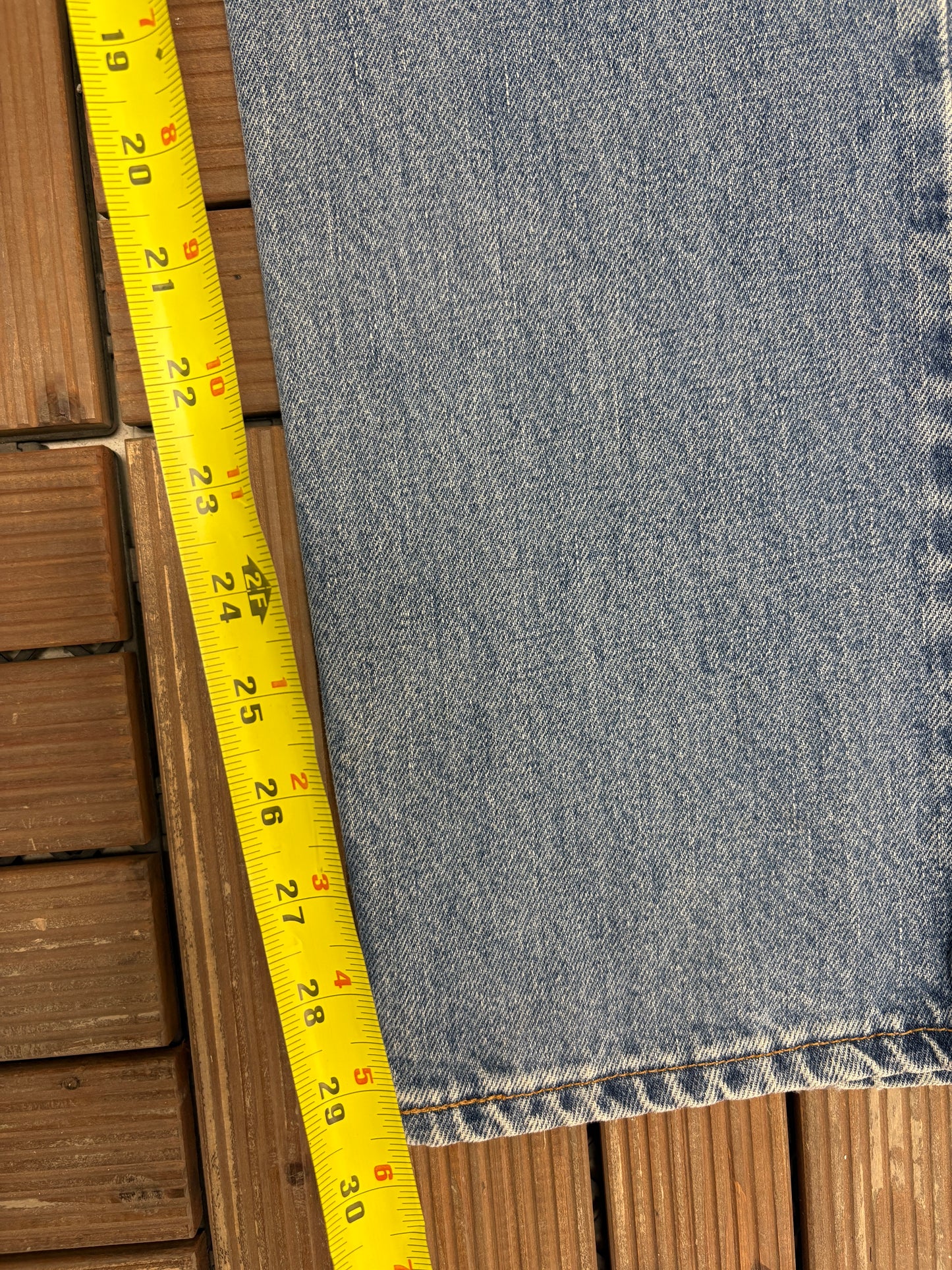 Levi Strauss & Co 505 Regular Fit Blue Denim Jeans | Size 34 x 30 | Vintage 2000s Levi's Blue Jeans |