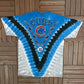 Chicago Cubs Graphic Tee | Size X-Large | Vintage 2000s MLB Baseball Tie Dye Blue T-Shirt |