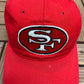 San Francisco 49ers Graphic Hat | Snap Back | Vintage 1990s NFL Football Starter Red Cap |