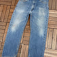 Levi Strauss & Co 505 Regular Fit Denim Jeans | Size 38 x 30 | Vintage 1990s Levi's Blue Jeans |