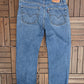 Levi Strauss & Co 505 Regular Fit Denim Jeans | Size 38 x 30 | Vintage 1990s Levi's Blue Jeans |