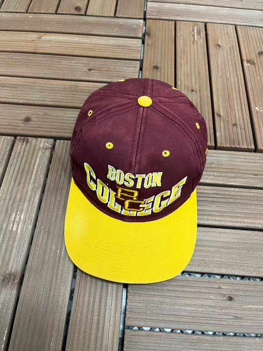 Boston College Eagles Graphic Hat | Snap Back | Vintage 1990s College Sports Cap |