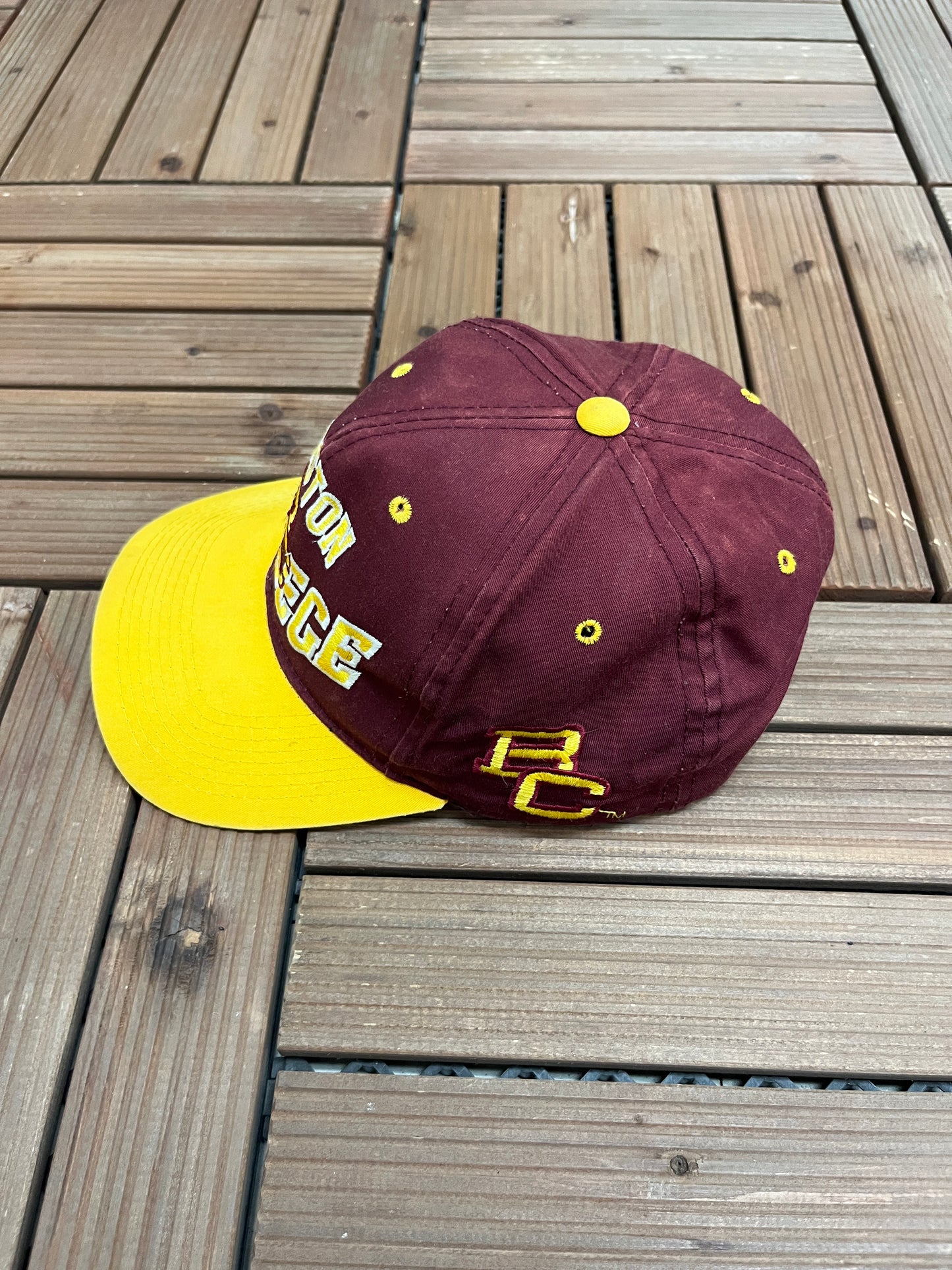 Boston College Eagles Graphic Hat | Snap Back | Vintage 1990s College Sports Cap |