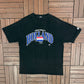 Netherlands National Football Team Graphic Tee | Size X-Large | Vintage 1990s Starter Soccer Black T-Shirt |