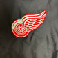 Detroit Red Wings Graphic Windbreaker | Size X-Large | Vintage 2000s NHL Hockey Black Jacket |