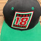 Bobby Labonte Joe Gibbs Racing Graphic Hat | Snap Back | Vintage 2000s NASCAR Racing Black Cap |