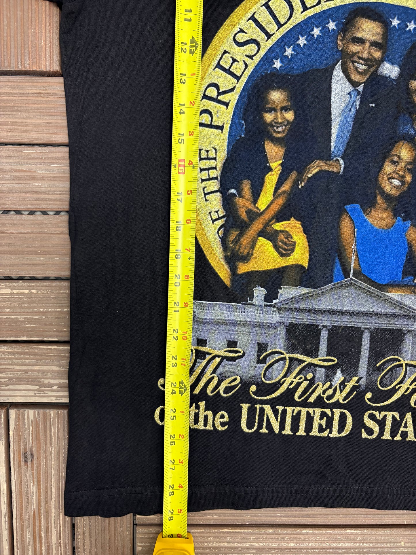 Barack Obama Change Is Here Graphic Tee | Size Large | Vintage 2000s Democratic Promotional Black T-Shirt |