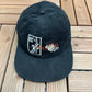 Taz & Bugs Bunny United States Postal Service Graphic Hat | Snap Back | Vintage 1990s Black Cap |