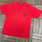 Bushwackers A Dining Adventure Graphic Tee | Size X-Large | Vintage 1990s Promotional Red T-Shirt |