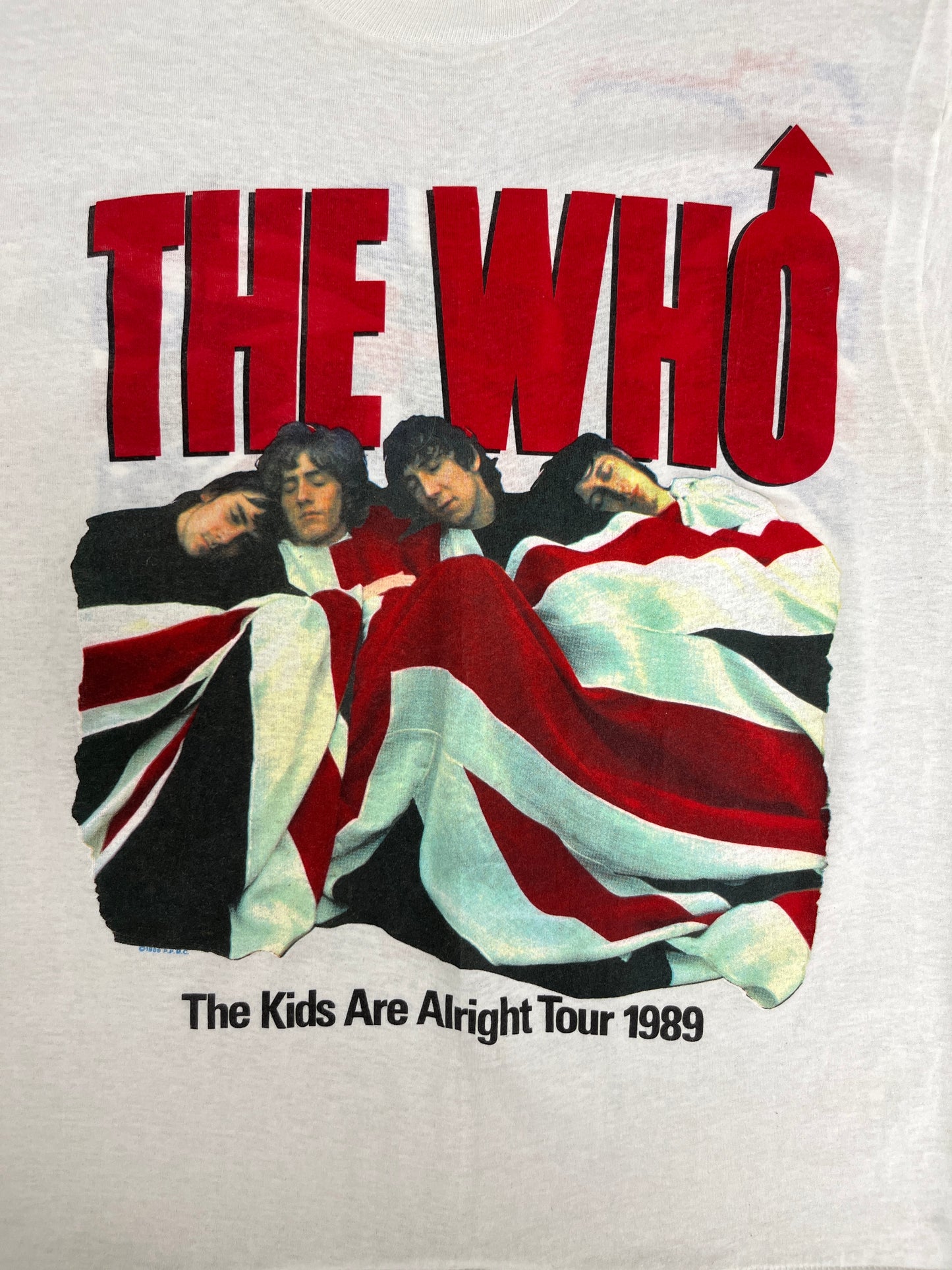 The Who The Kids Are Alright Tour 1989 Graphic Tee | Size Large | Vintage 1980s Rock Band T-Shirt |