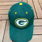 Green Bay Packers Graphic Hat | Snap Back | Vintage 1990s NFL Football Green Cap |
