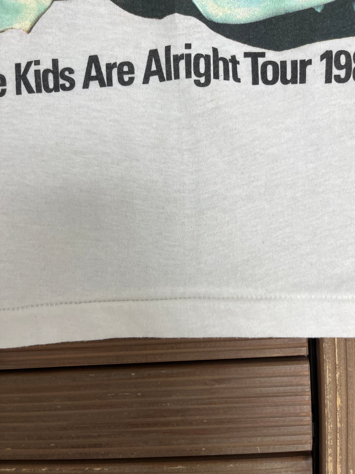 The Who The Kids Are Alright Tour 1989 Graphic Tee | Size Large | Vintage 1980s Rock Band T-Shirt |